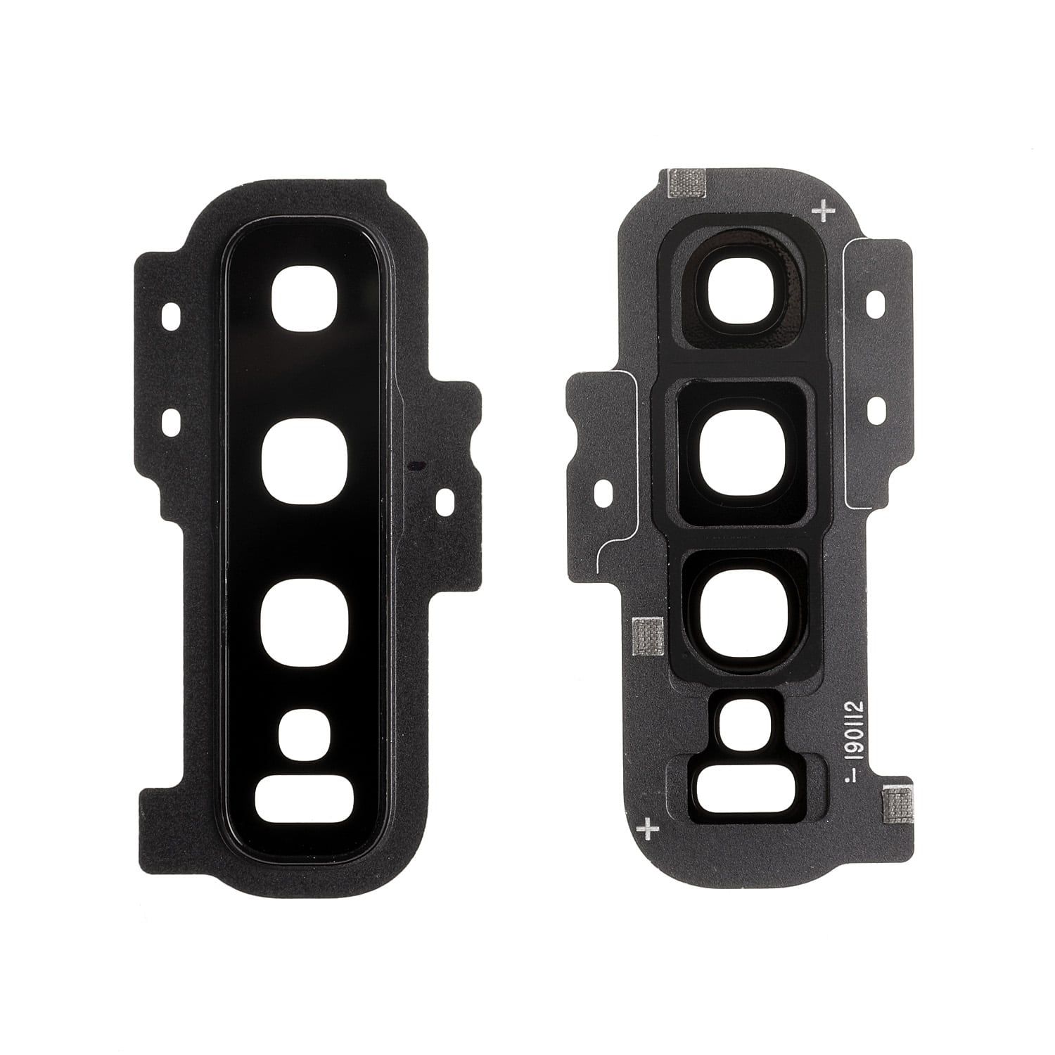 Contour / Vitre cache caméra arrière Samsung Galaxy S10+ (G975F) Noir Prisme