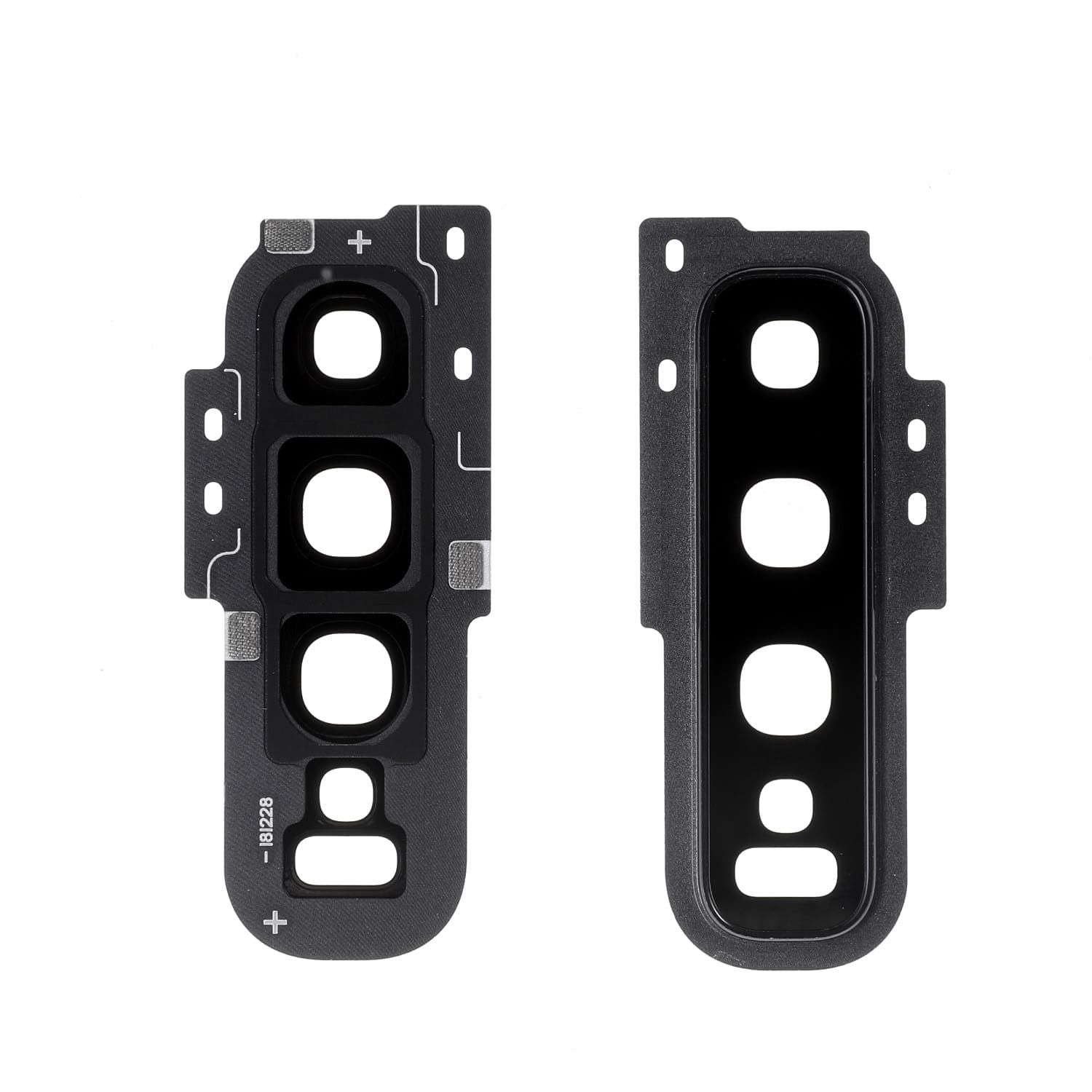 Contour / Vitre cache caméra arrière Samsung Galaxy S10 (G973F) Noir Prisme