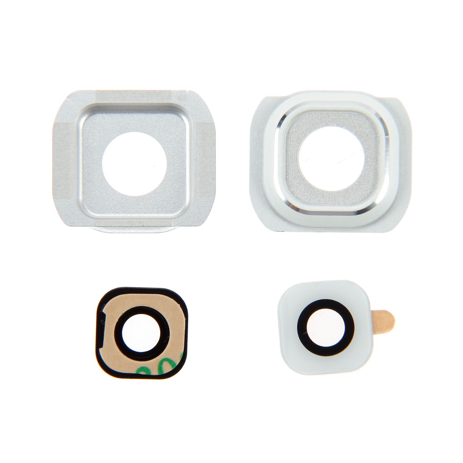 Contour / Vitre cache caméra Samsung Galaxy S6 (G920F) Blanc Origine