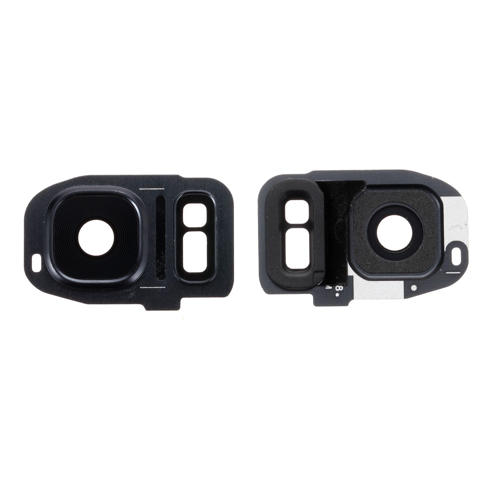 Contour / Vitre cache caméra Samsung Galaxy S7 (G930F) / S7 Edge (G935F) Noir