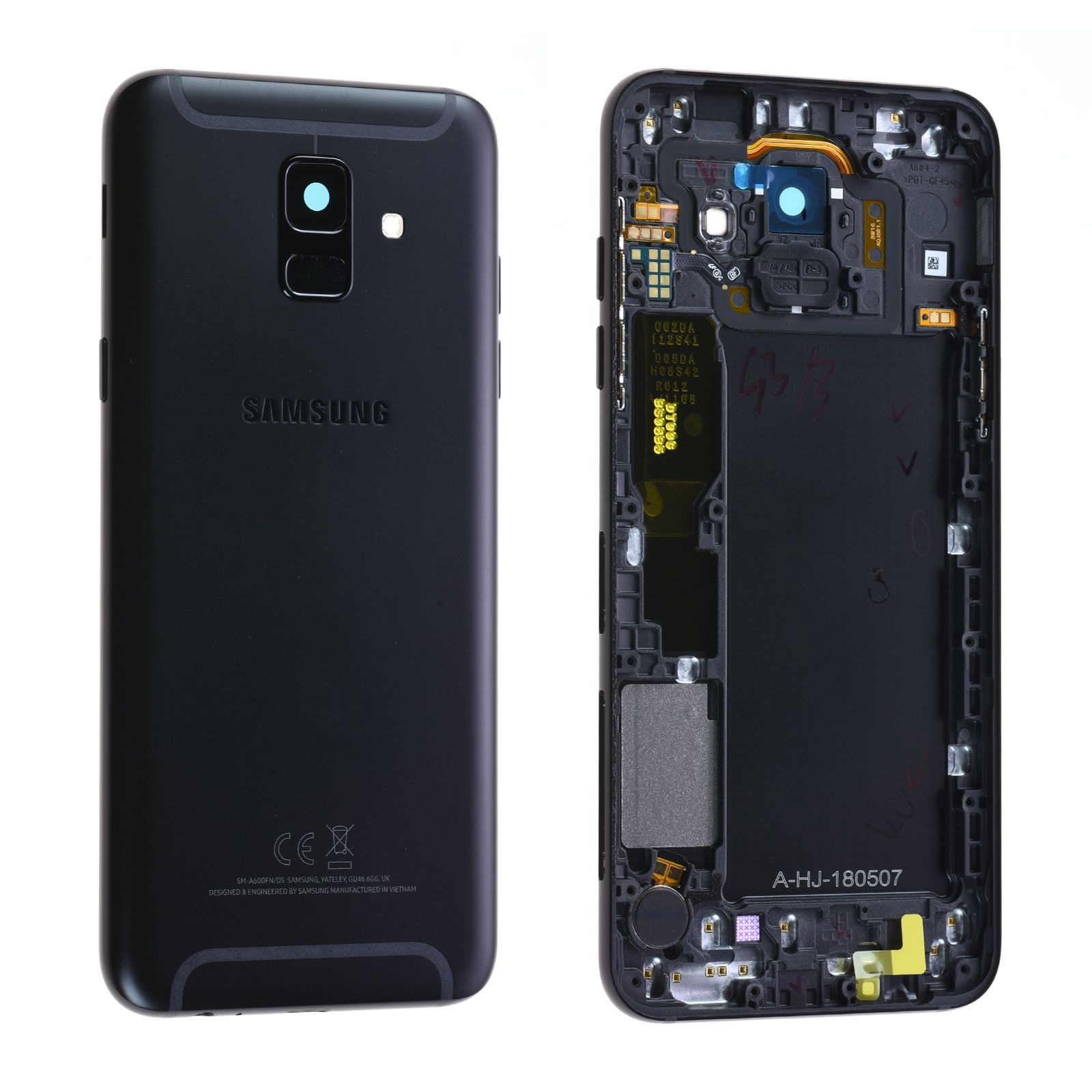 Coque arrière / Châssis Samsung Galaxy A6 2018 (A600F) Noir