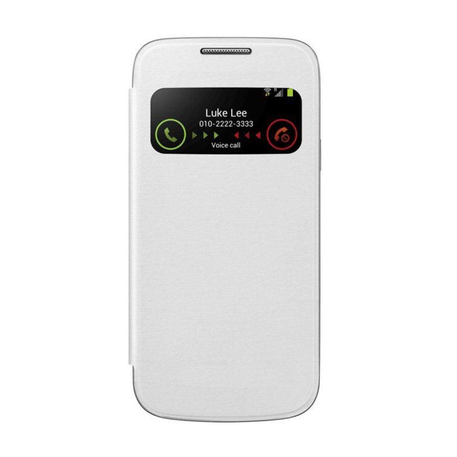 Coque à rabat Samsung Galaxy S4 (i9505) Blanc