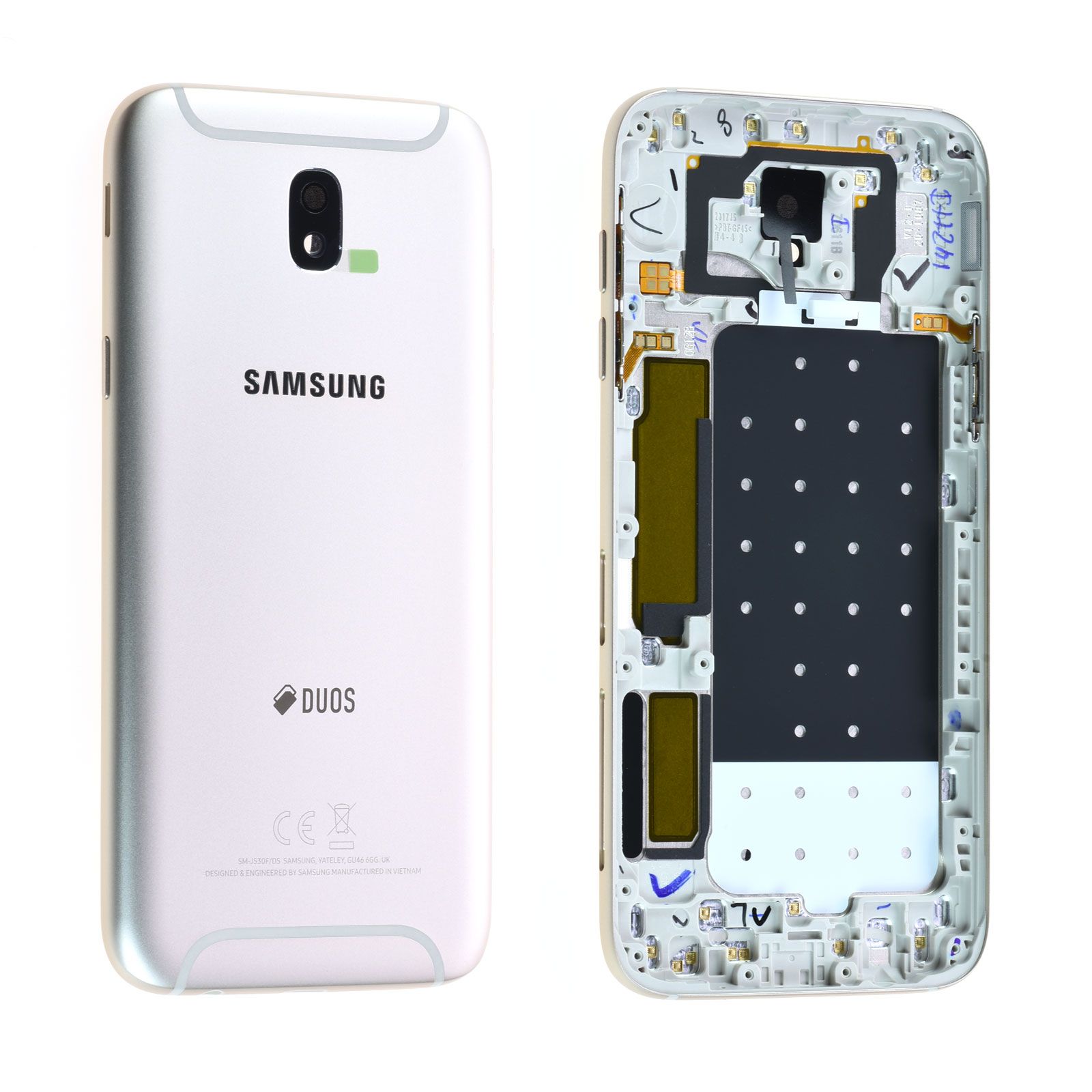 Coque arrière (Duos) Samsung Galaxy J5 2017 (J530F) Or