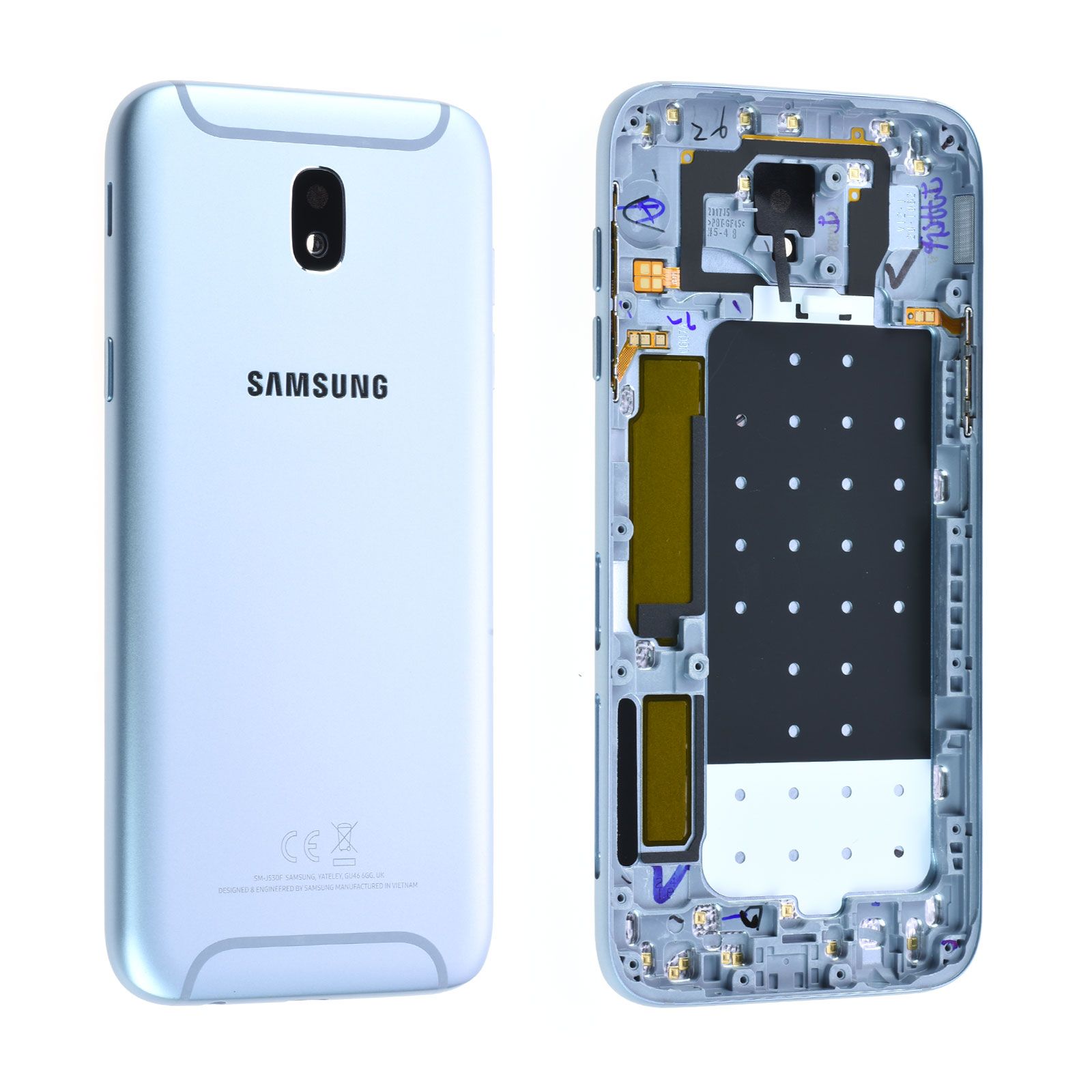 Coque arrière Samsung Galaxy J5 2017 (J530F) Bleu