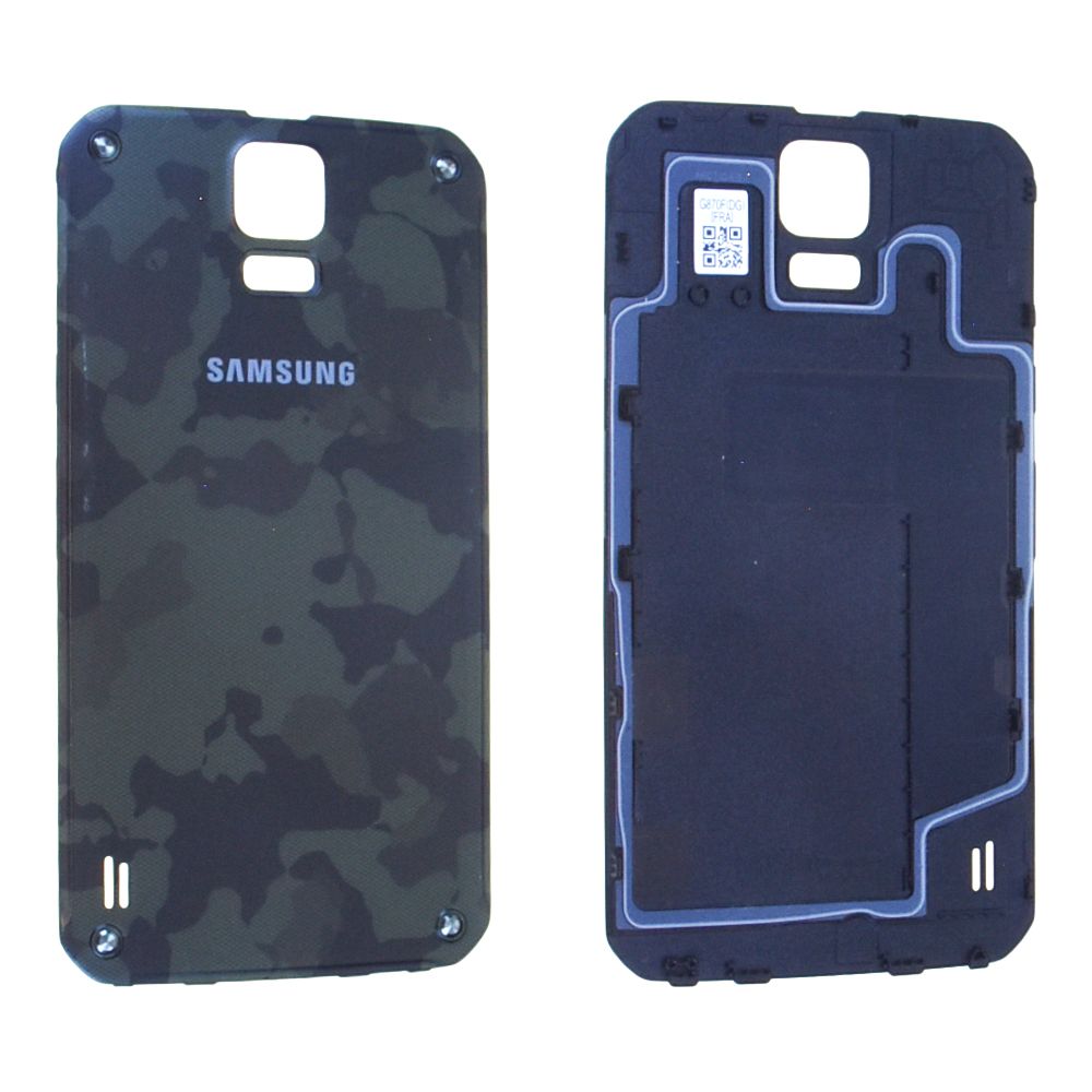 Coque Arrière Samsung Galaxy S5 Active (G870F) Gh98-35710C Kaki Origine