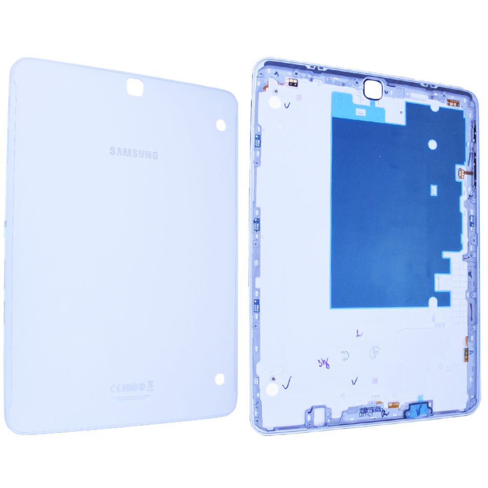 Coque Arrière Samsung Galaxy Tab S2 9.7 2016 (T819N) GH82-11936B Blanc Origine