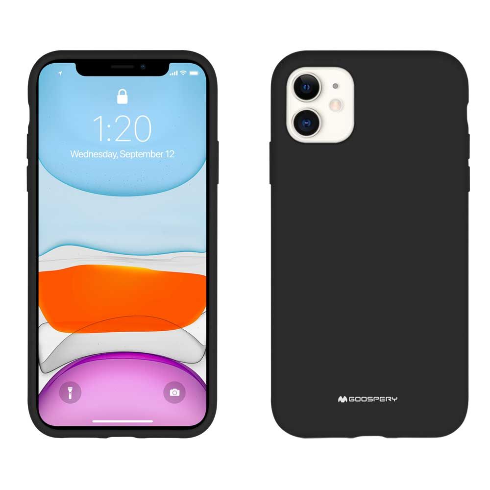 Coque Samsung S20+ (G985F) Galaxy Silicone Case Goospery MERCURY Noir