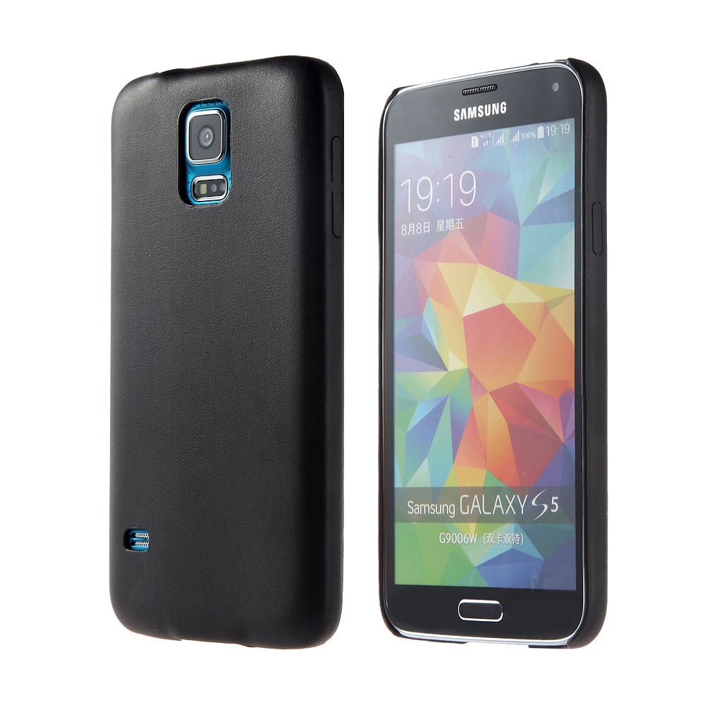 Coque Simili-cuir Samsung Galaxy S5 (G900F) Noir
