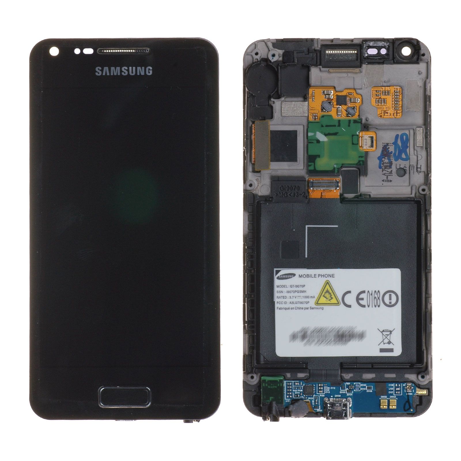 Écran Samsung Galaxy S Advance (i9070) Noir + Châssis Occasion