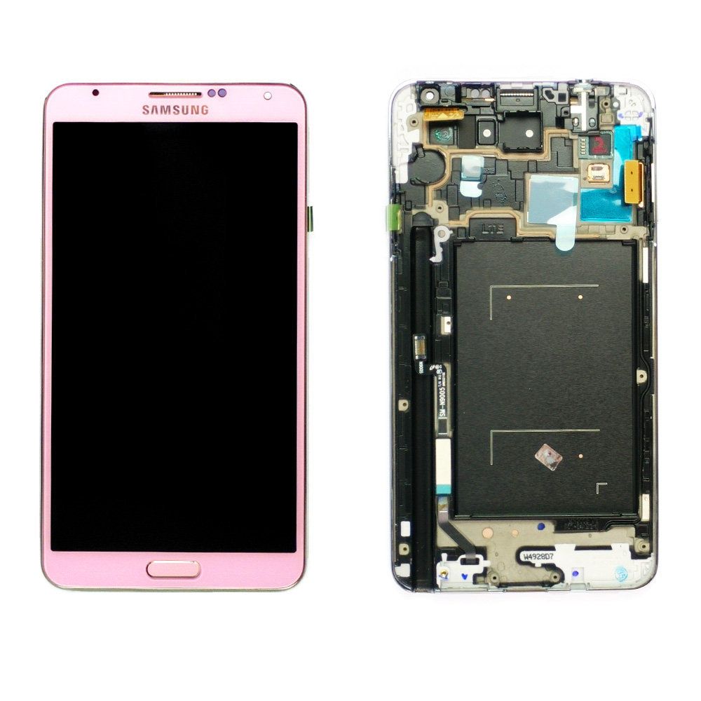 Écran Samsung Galaxy Note 3 (N9005) Rose + Châssis Origine
