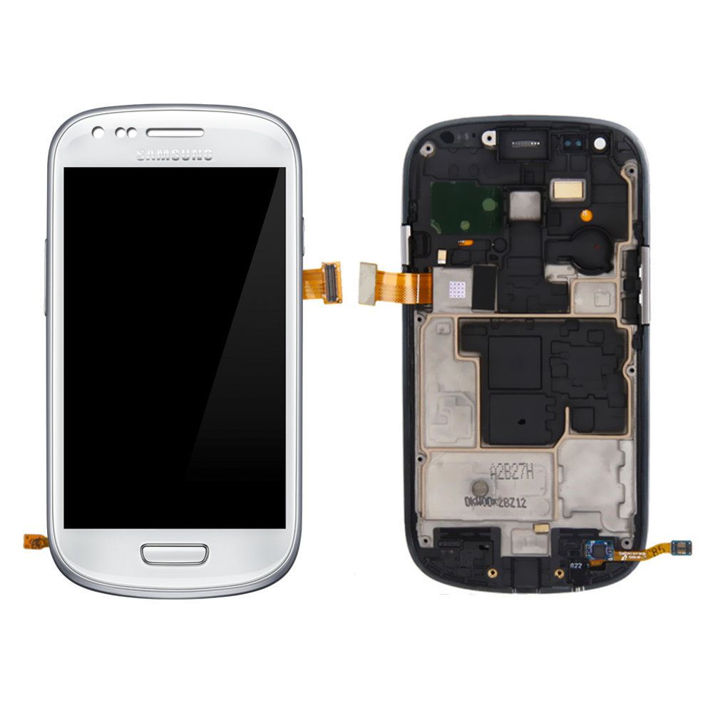 Écran Samsung Galaxy S3 Mini (i8190) Blanc + Châssis Origine