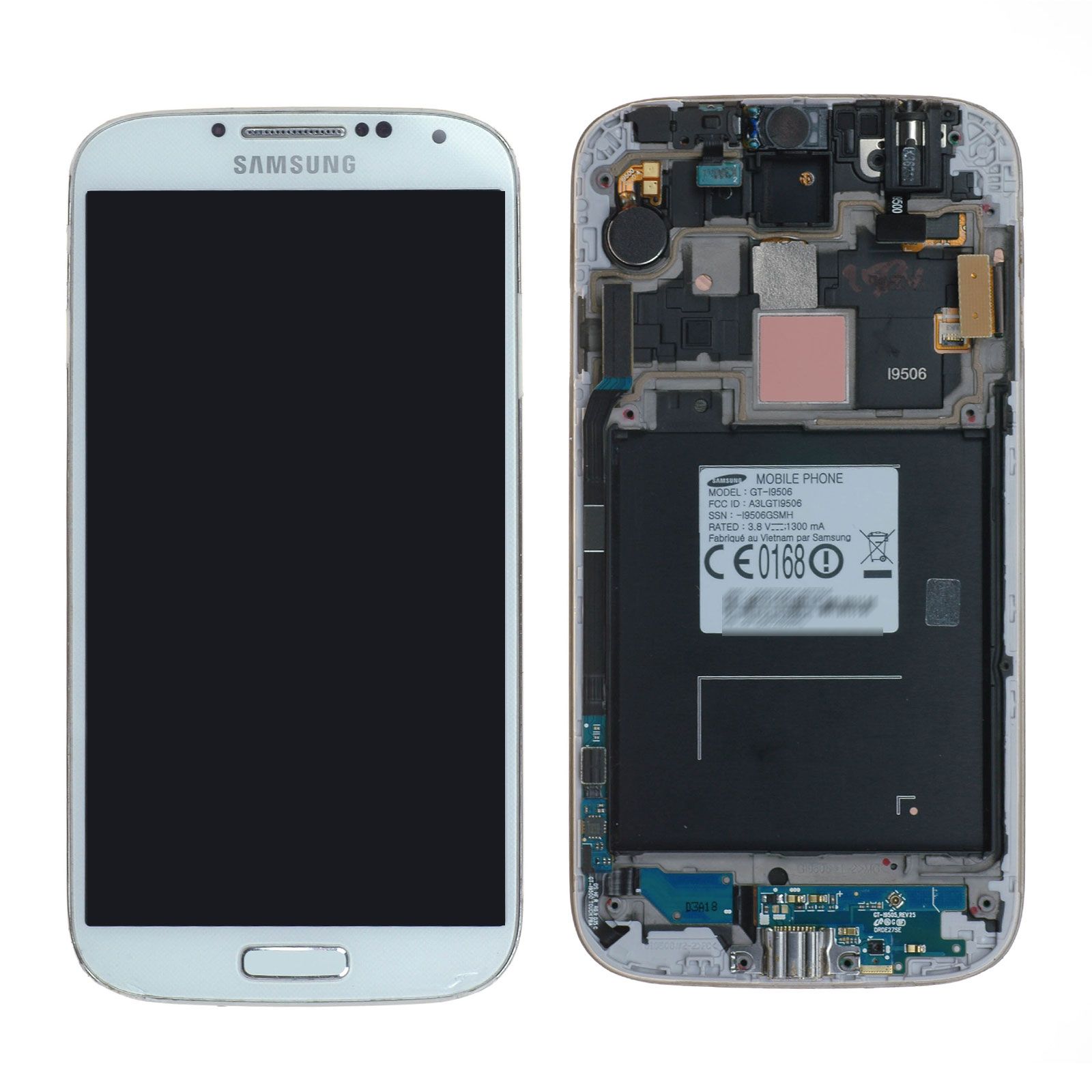 Écran Samsung Galaxy S4 Advance (i9506) Blanc + Châssis Reconditionné (PIEC)
