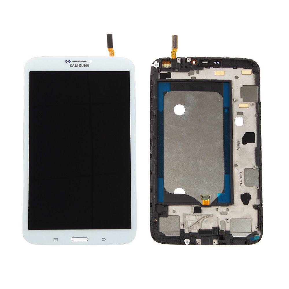 Écran Samsung Galaxy Tab 3 8.0 (T315) Blanc + Châssis Reconditionné (PIEC) 4G