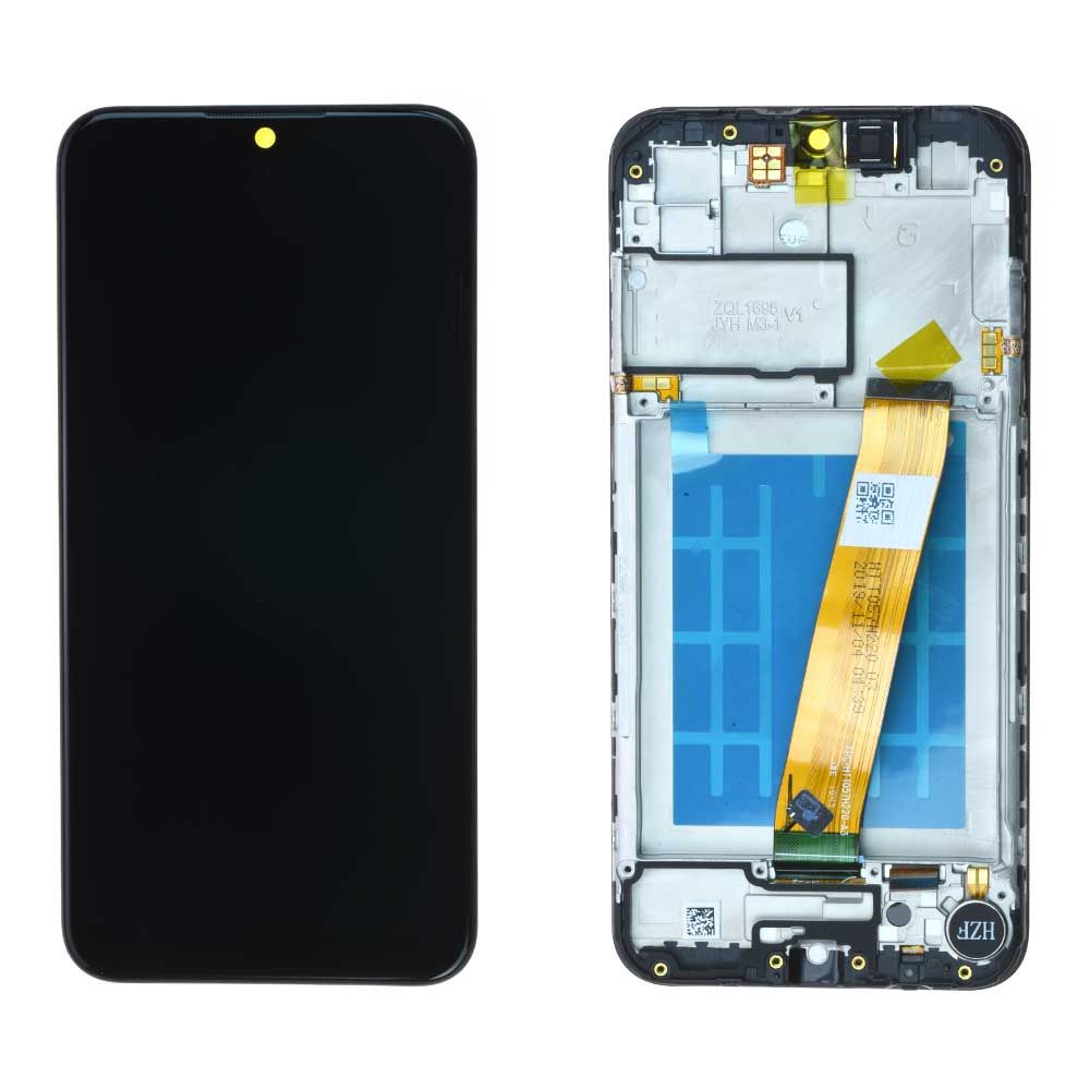 Écran Samsung Galaxy A01 2020 (A015F) Noir + Châssis Origine