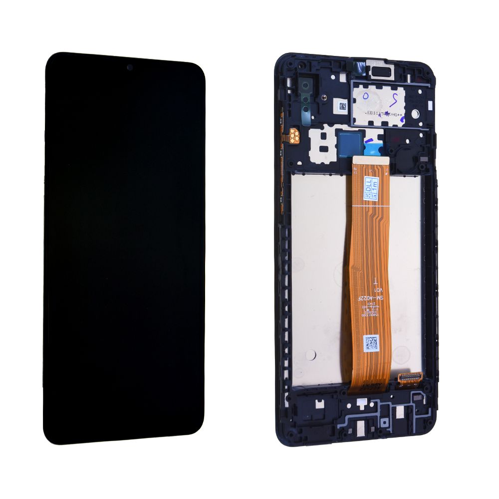 Écran Samsung Galaxy A02 ( A022F) Noir + Châssis Reconditionné (PIEC)