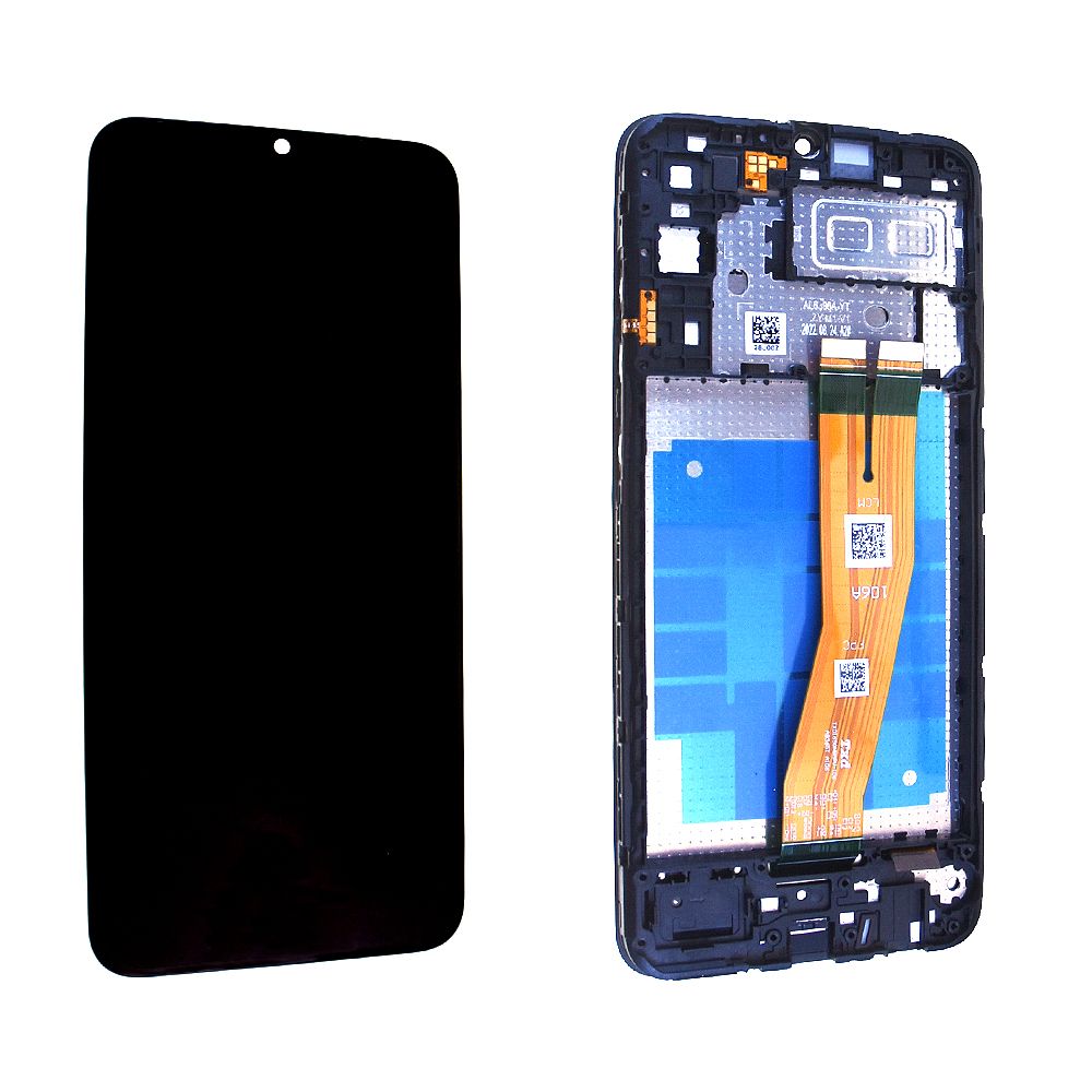 Écran Samsung Galaxy A04E (A042F) Noir + Châssis Origine