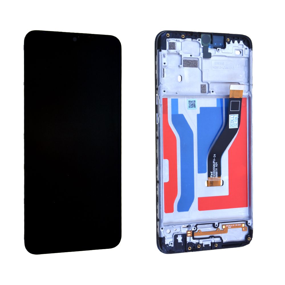 Écran Samsung Galaxy A10s (A107F) Noir + Châssis Reconditionné (PIEC)