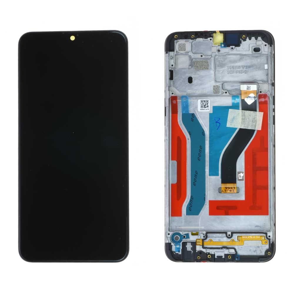 Écran Samsung Galaxy A10s (A107F) Noir + Châssis Origine