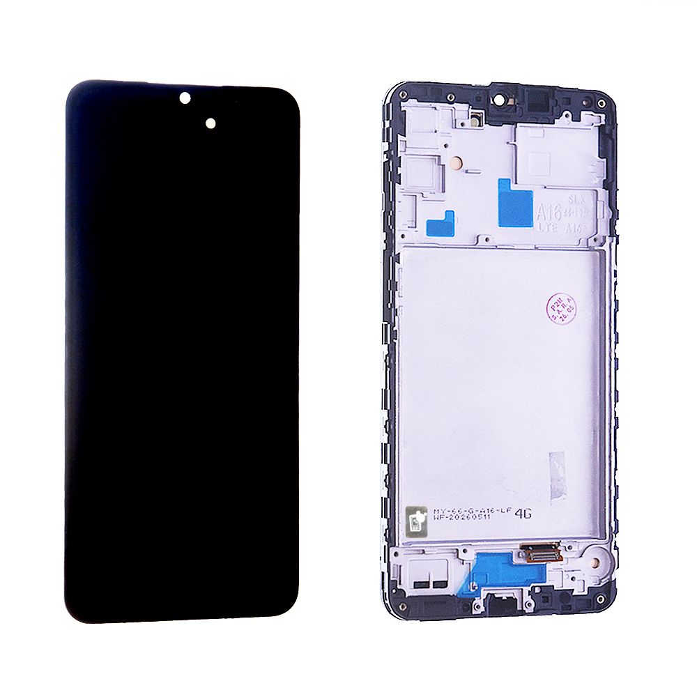 Écran Samsung Galaxy A16 4G (A165F) Noir + Châssis Reconditionné (PIEC)