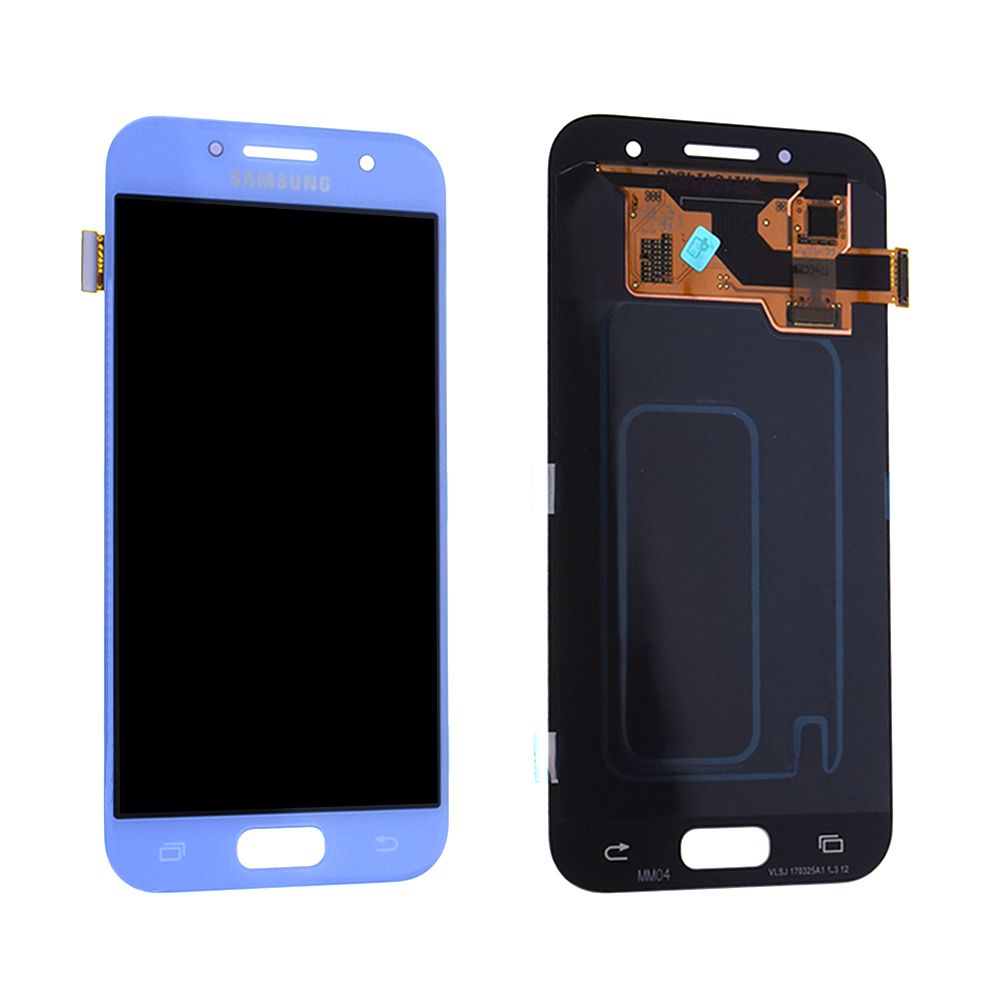 Écran Samsung Galaxy A3 2017 (A320F) Bleu + Châssis Origine