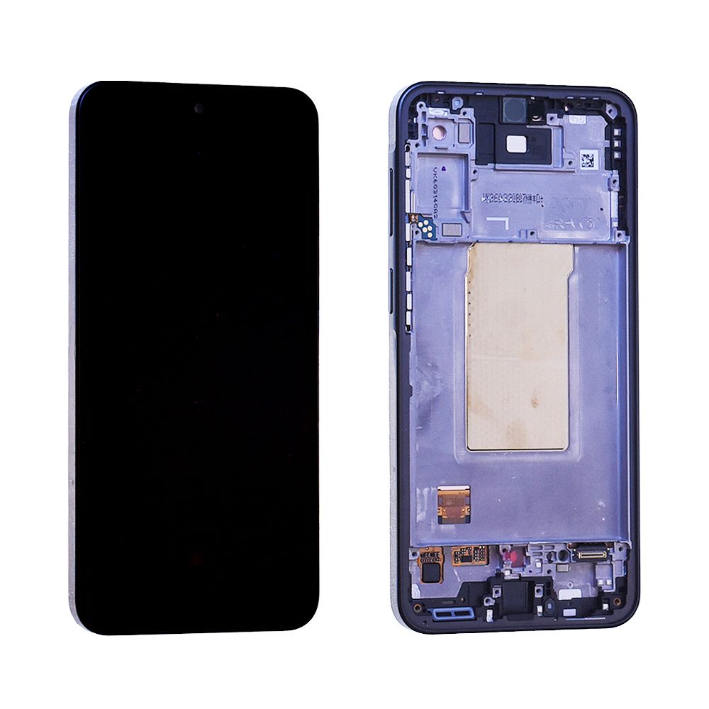 Écran Samsung Galaxy A37 5G (A376B) Noir + Châssis GH82-39232A Origine