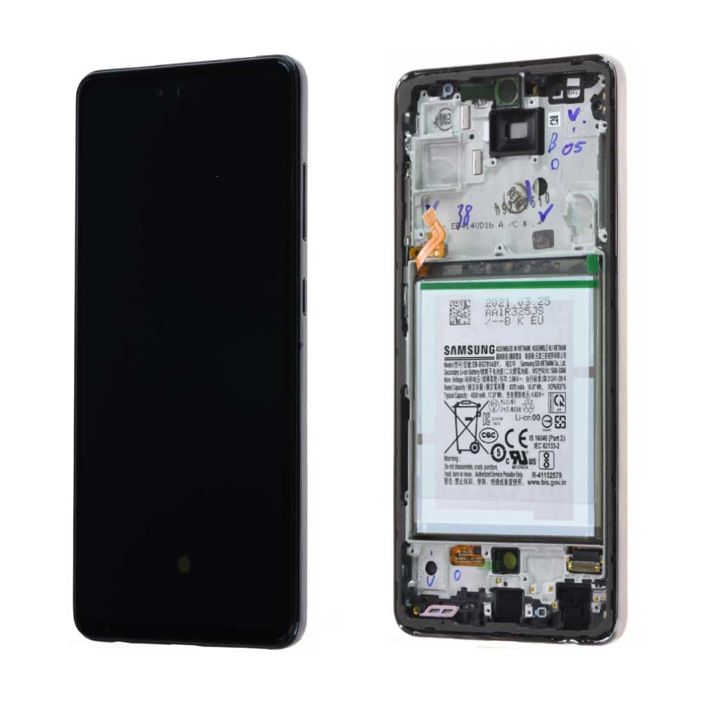 Écran Samsung Galaxy A52 4G (A525F) / A52 5G (A526B) Noir + Châssis / Batterie Origine