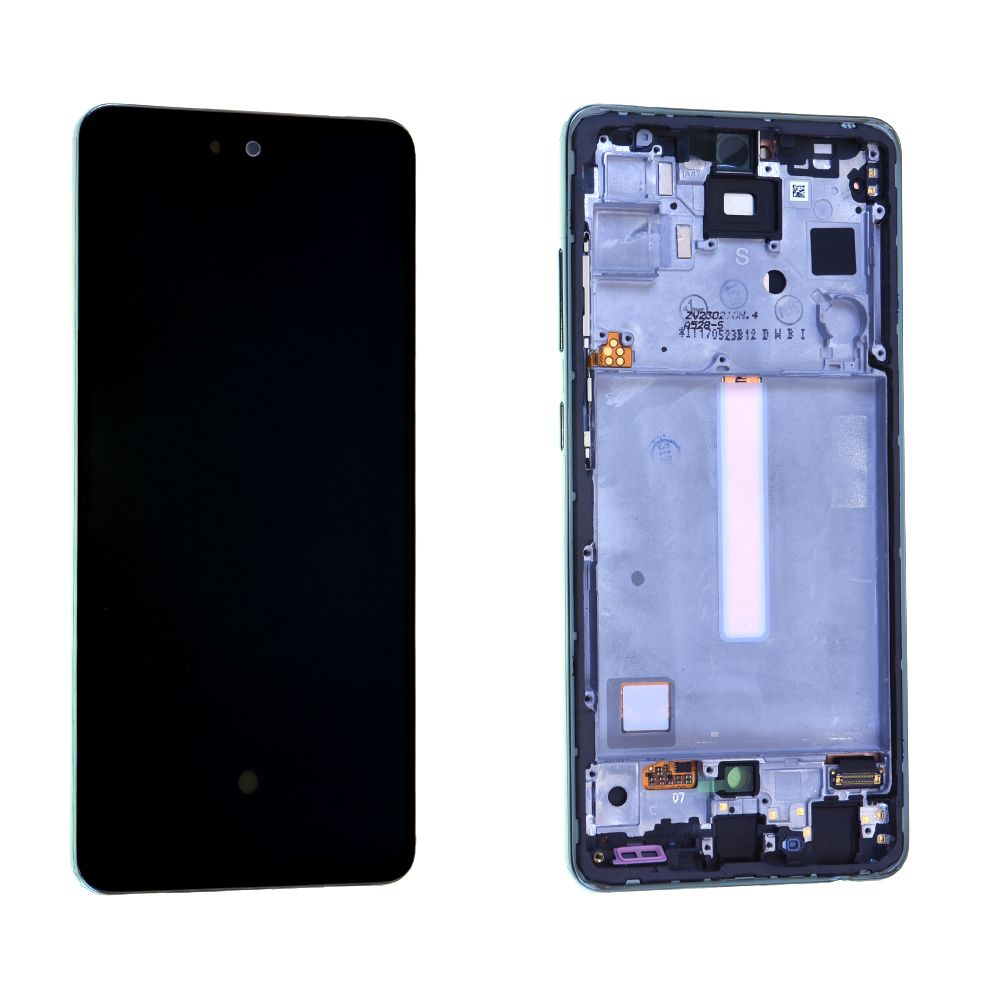 Écran Samsung Galaxy A52S 5G (A528B) Vert + Châssis Origine