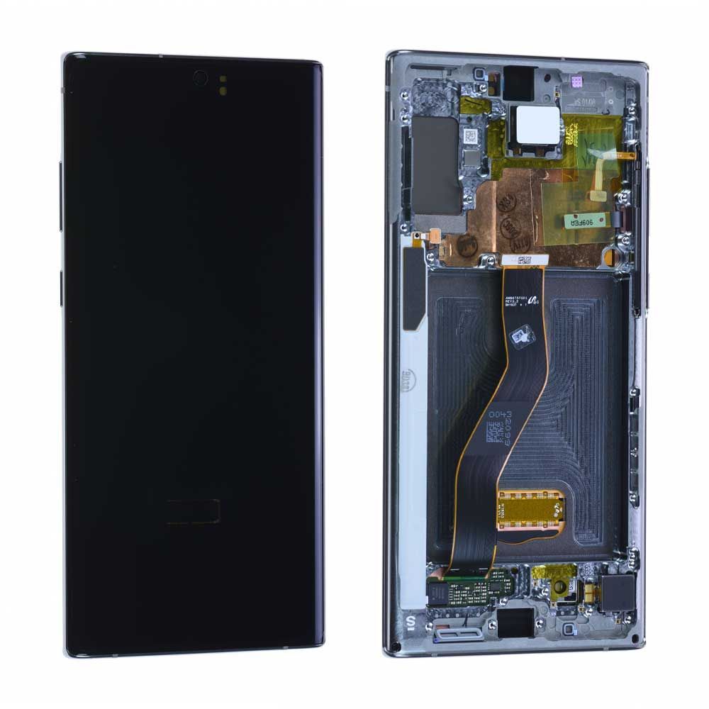 Écran Samsung Galaxy Note 10+ Gris + Châssis Origine démonté Occasion Grade A (PIEC)
