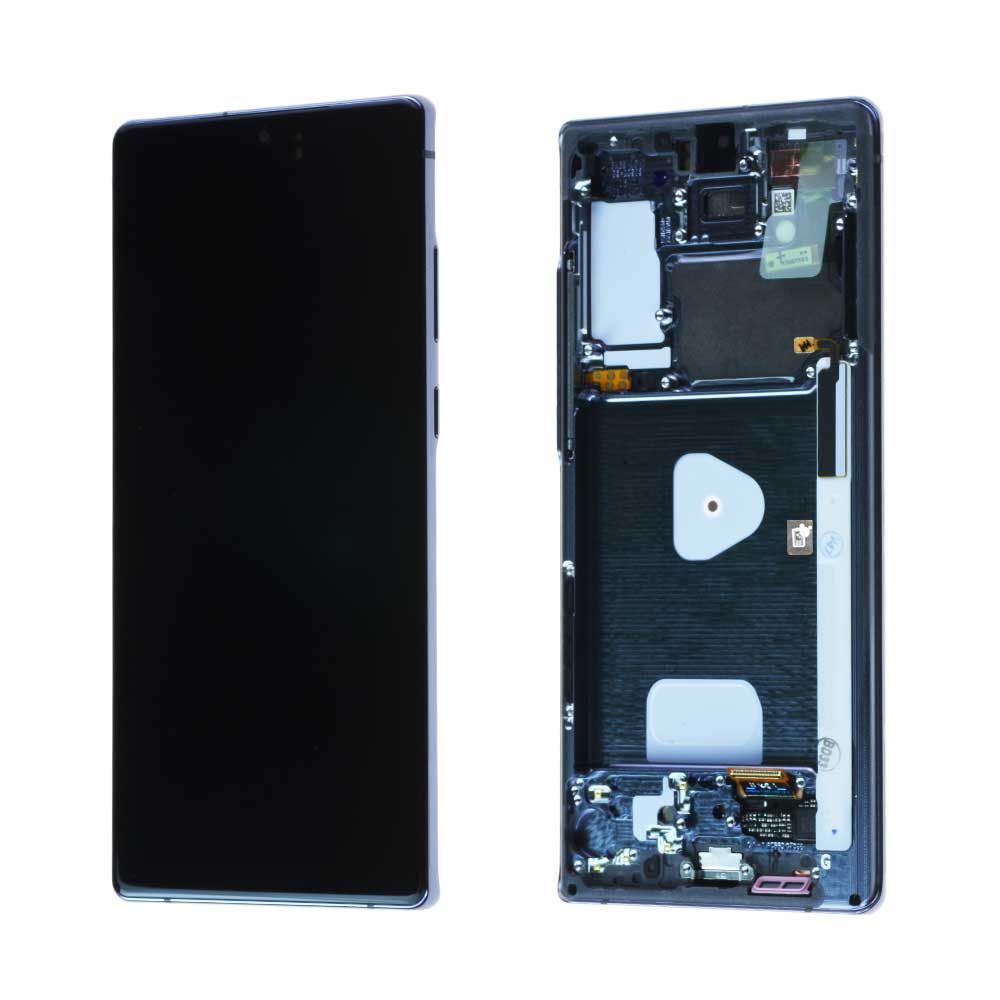 Écran Samsung Galaxy Note 20 Gris + Châssis Origine démonté Occasion Grade A (PIEC)