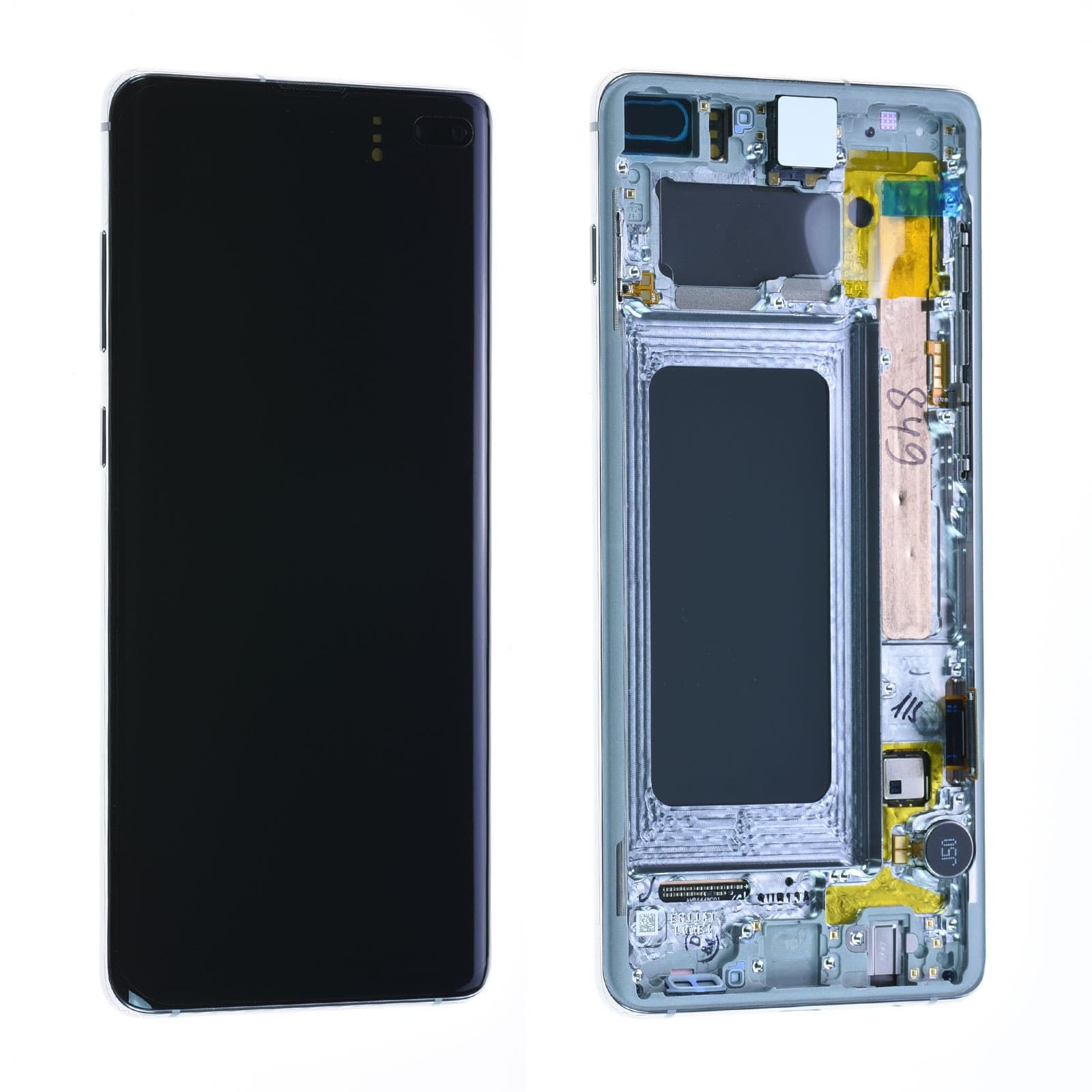 Écran Samsung Galaxy S10+ (G975F) Blanc + Châssis Occasion Grade A