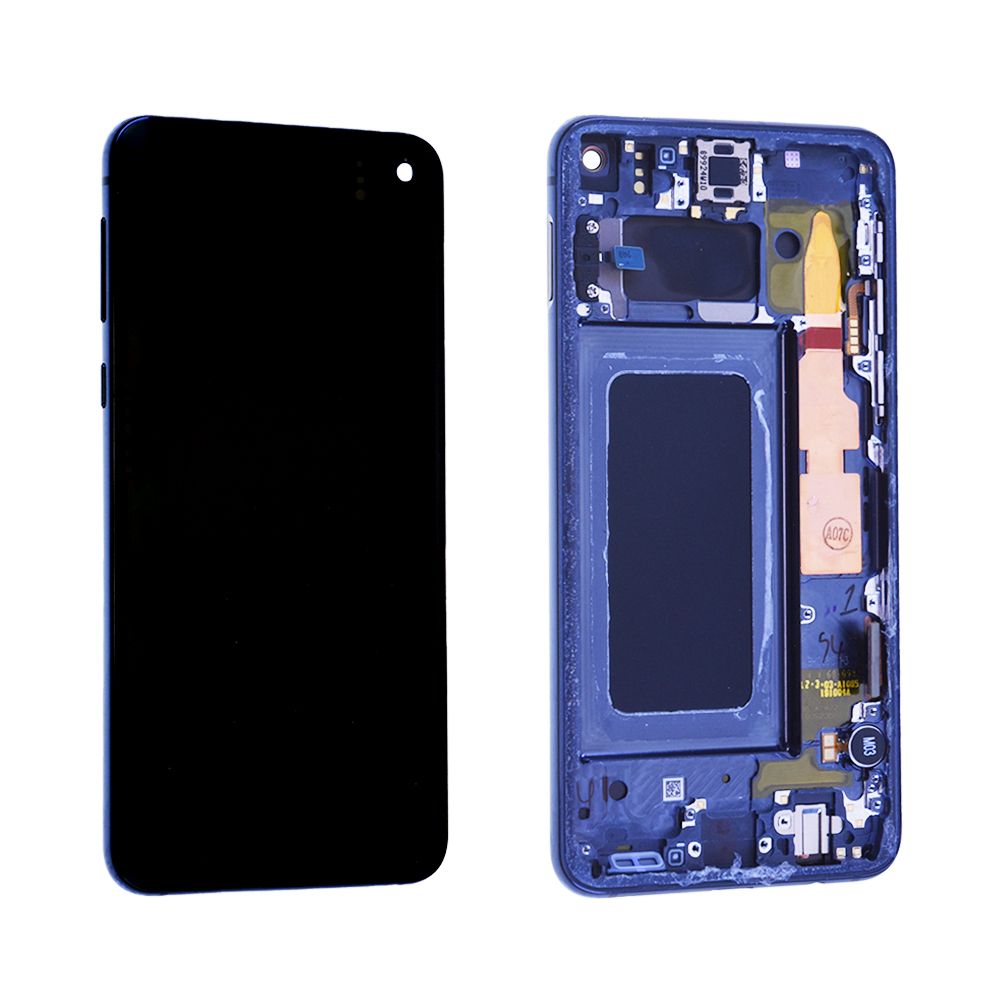 Écran Samsung Galaxy S10e (G970F) Bleu + Châssis Origine Démonté (PIEC)