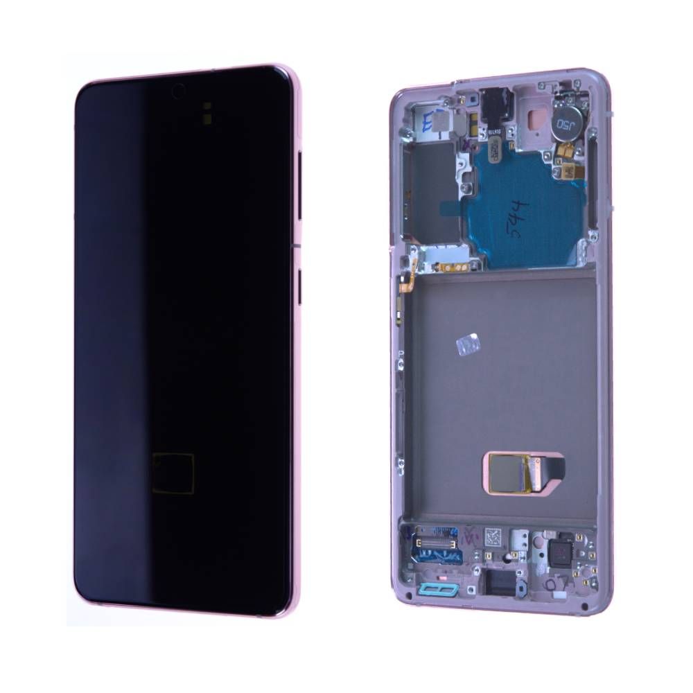 Écran Samsung Galaxy S21 (G991B) Rose + Châssis Origine