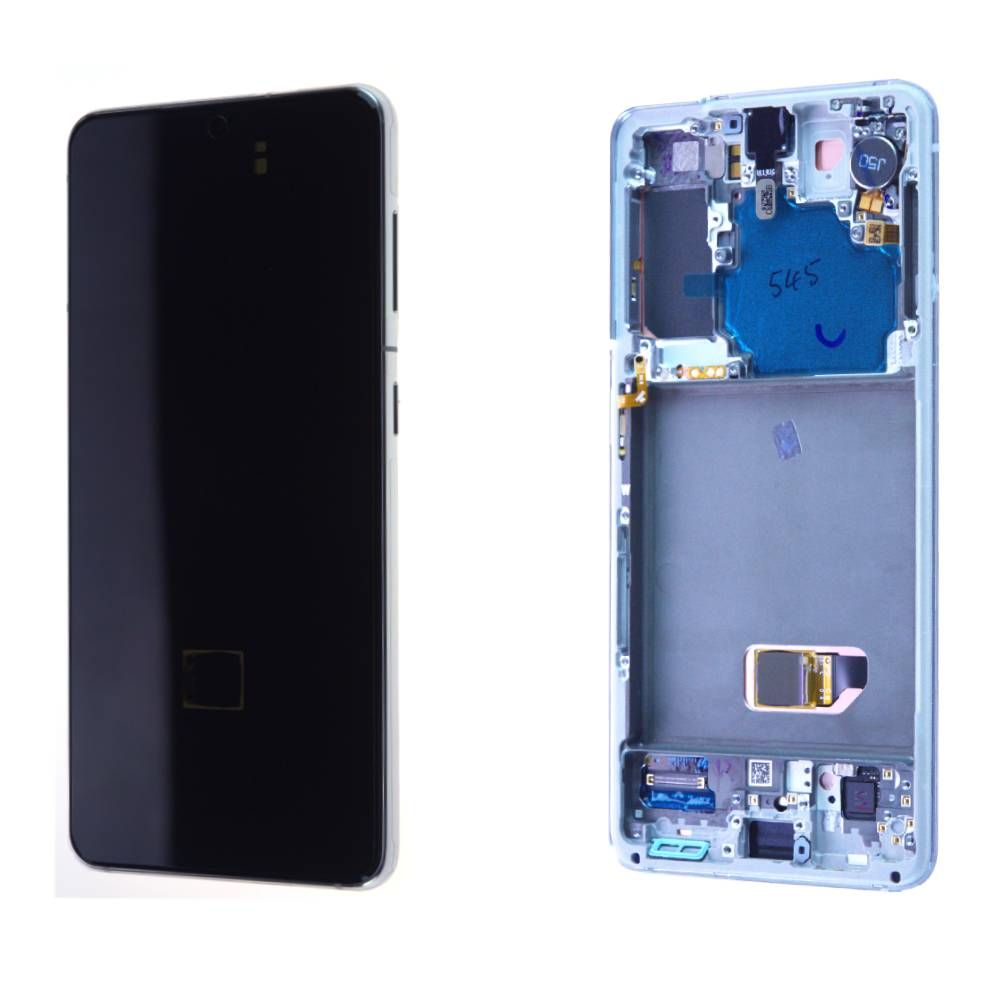 Écran Samsung Galaxy S21 (G991B) Blanc + Châssis Origine