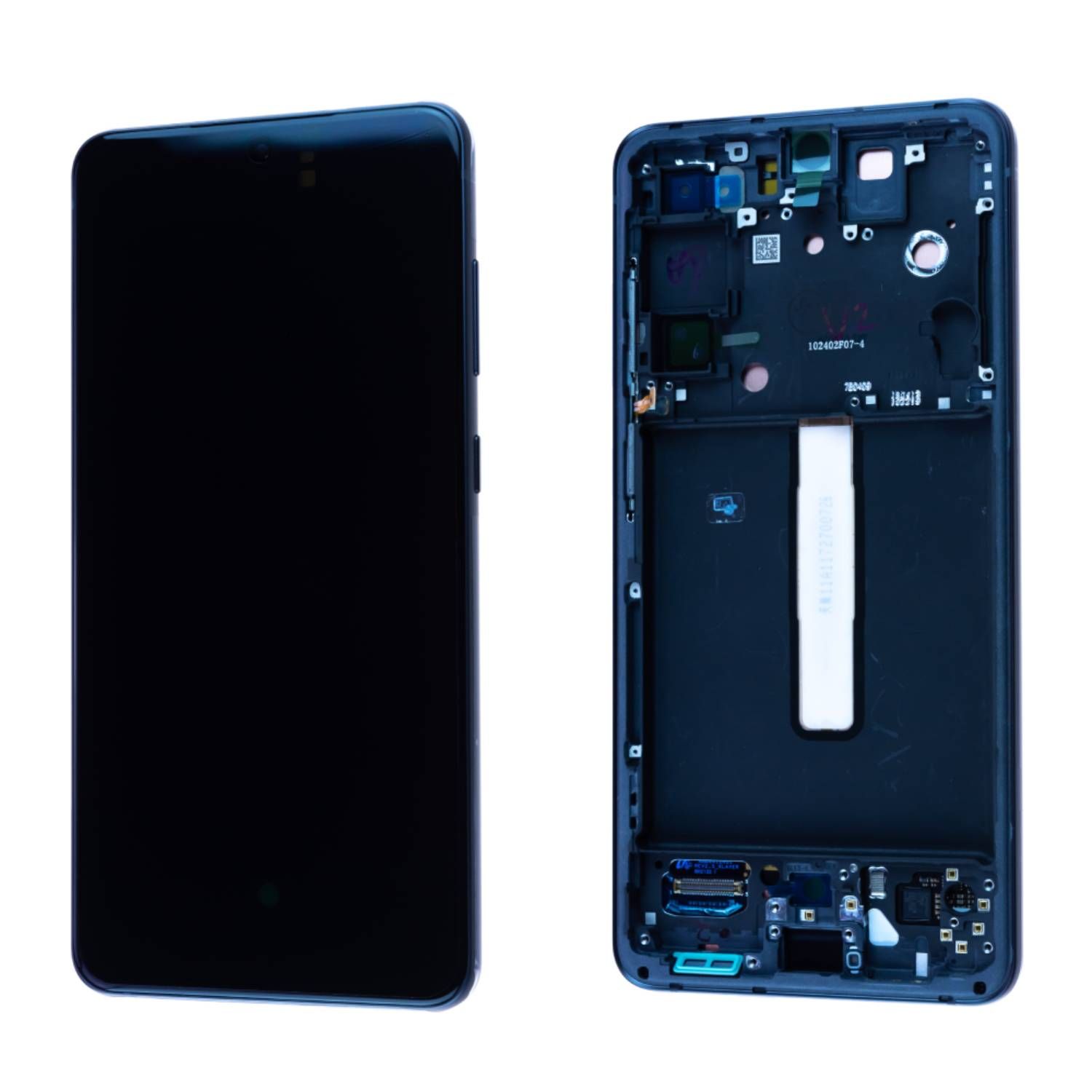 Écran Samsung Galaxy S21 FE (G990B) Noir + Châssis Original démonté – grade A (PIEC)