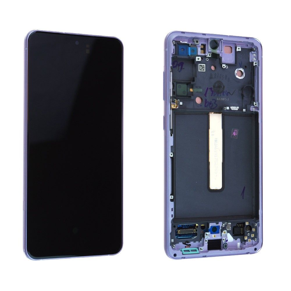 Écran Samsung Galaxy S21 FE Violet + Châssis Origine démonté Occasion Grade A (PIEC)
