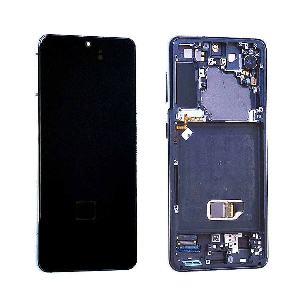 Écran Samsung Galaxy S21 (G991B) Bleu + Châssis Occasion Grade A