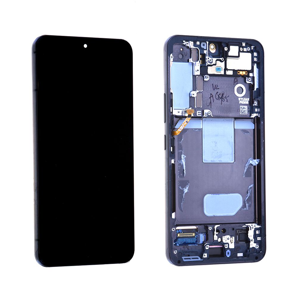 Écran Samsung Galaxy S22 5G (S901B) Noir + Châssis Original démonté – grade A (PIEC)