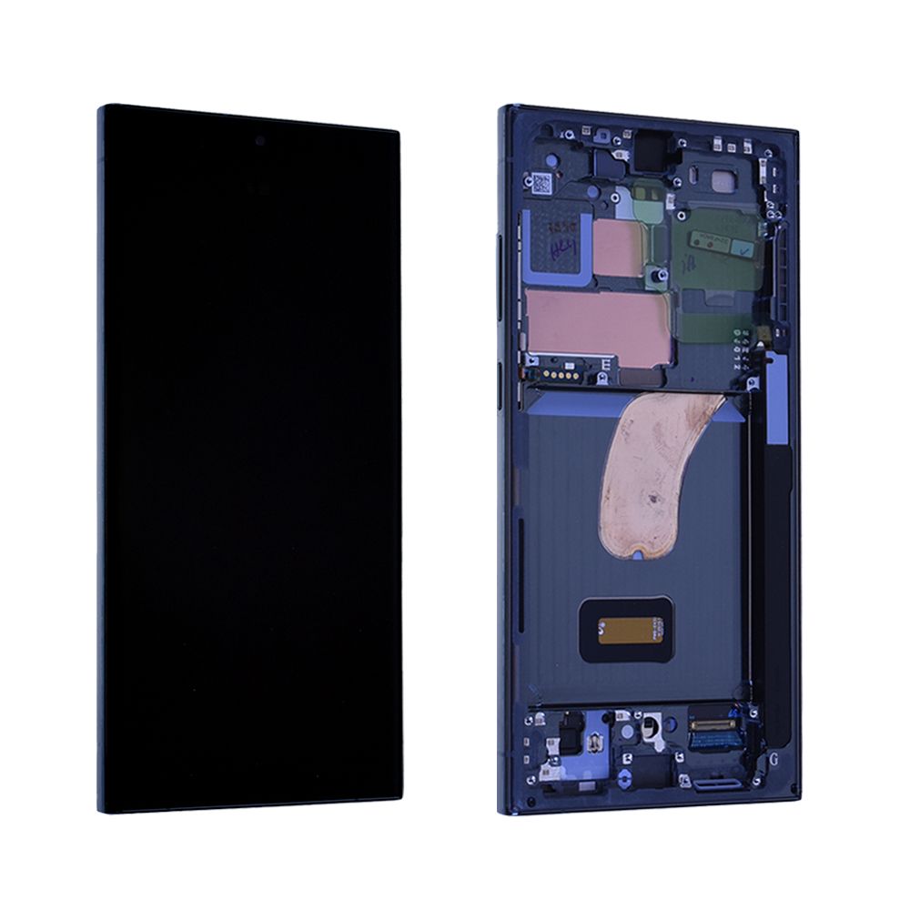 Écran Samsung Galaxy S23 Ultra 5G (S918B) Vert + Châssis Origine