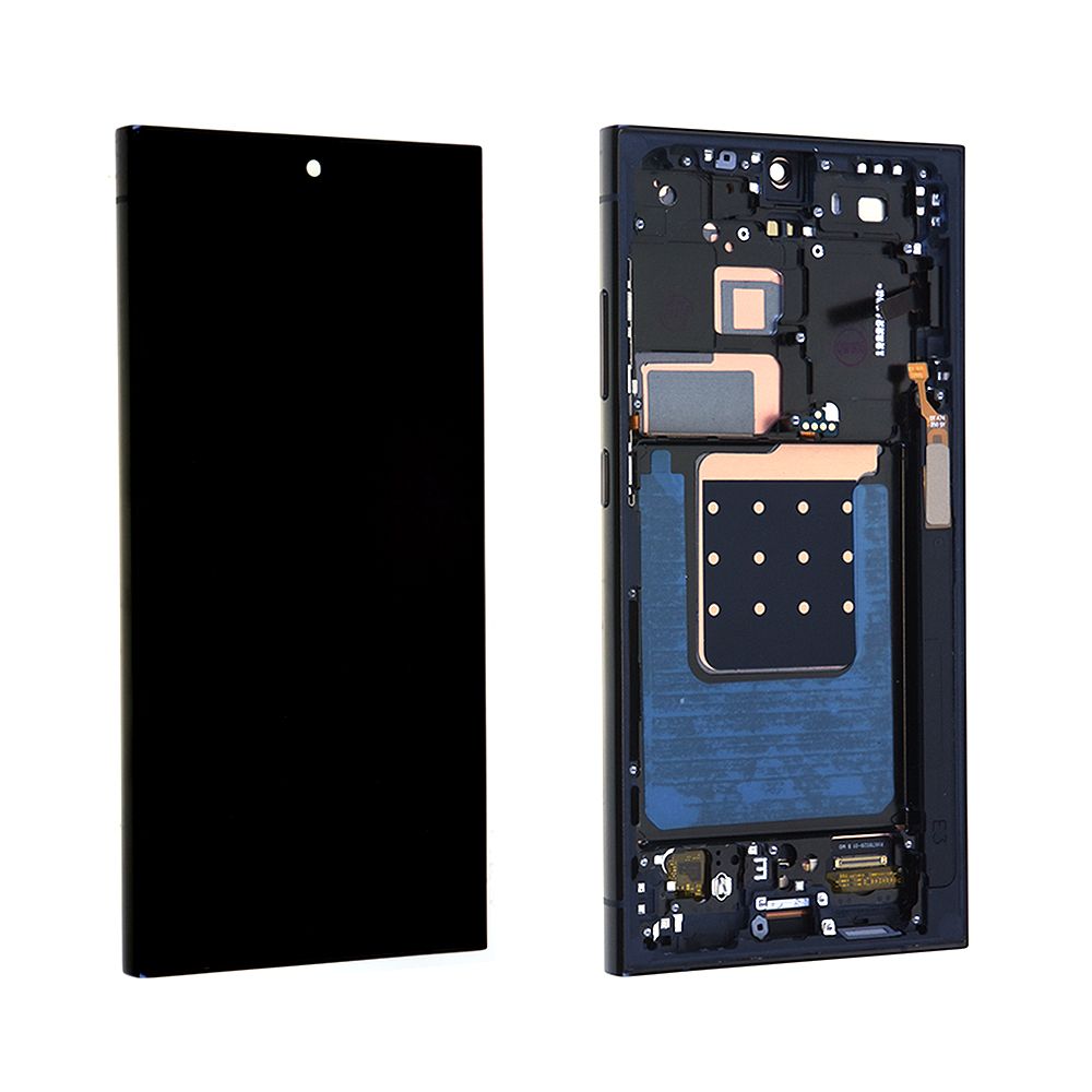 Écran Samsung Galaxy S24 Ultra 5G (S928B) (Soft OLED) IC Original Optimum Noir + Châssis