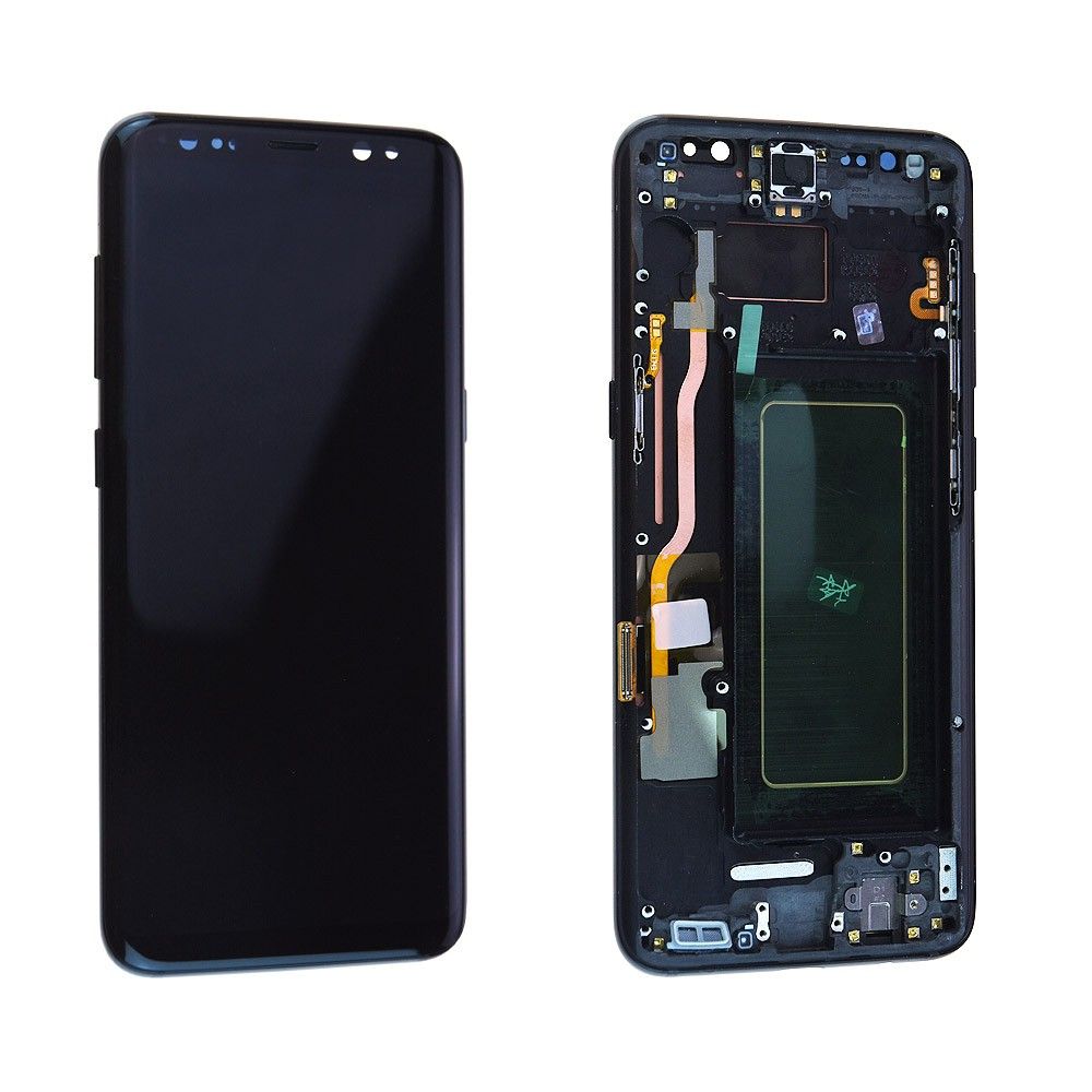 Écran Samsung Galaxy S8 (G950F) Noir + Châssis Reconditionné (PIEC)