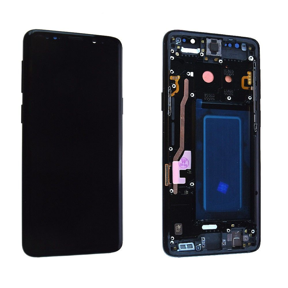 Écran Samsung Galaxy S9 (G960F) Noir + Châssis  Original démonté – grade A (PIEC)