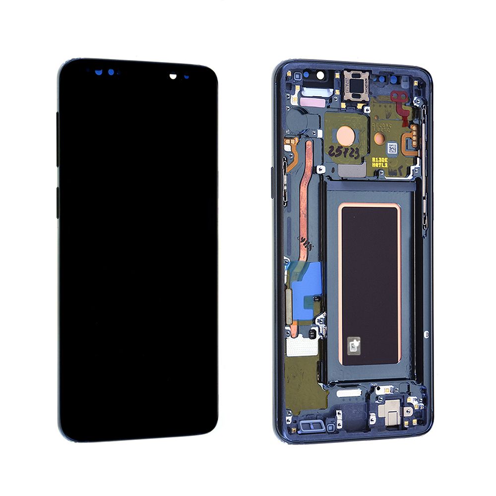 Écran Samsung Galaxy S9 (G960F) Gris Titanium + Châssis Origine