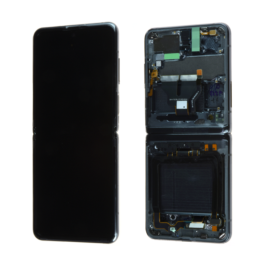 Écran Samsung Galaxy Z Flip 5G (SM-F707B) Gris + Châssis Origine