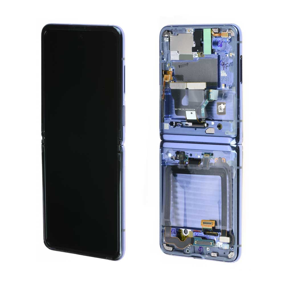 Écran Samsung Galaxy Z Flip 4G (SM-F700) Violet + Châssis Origine