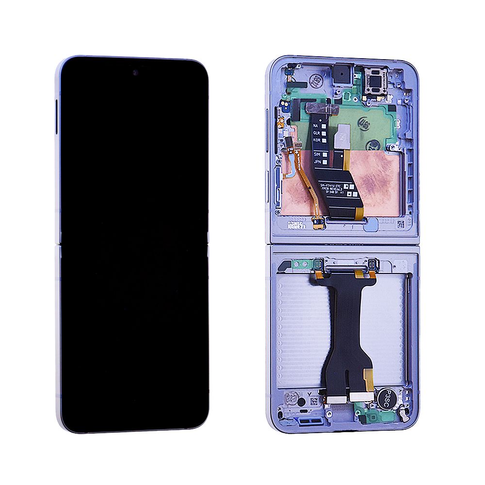 Écran Samsung Galaxy Z Flip6 5G (F741B) Gris + Châssis GH82-35014A Origine