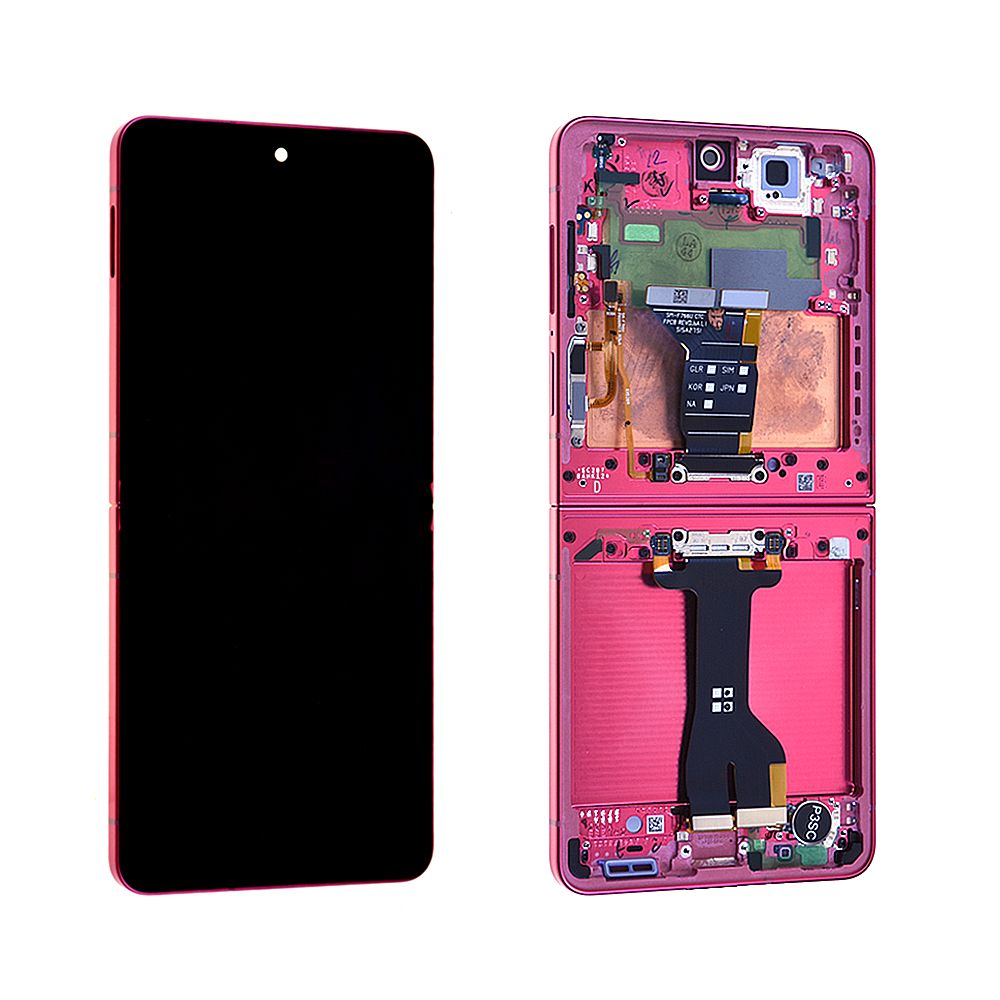 Écran Samsung Galaxy Z Flip7 5G (F766B) Rouge + Châssis Origine