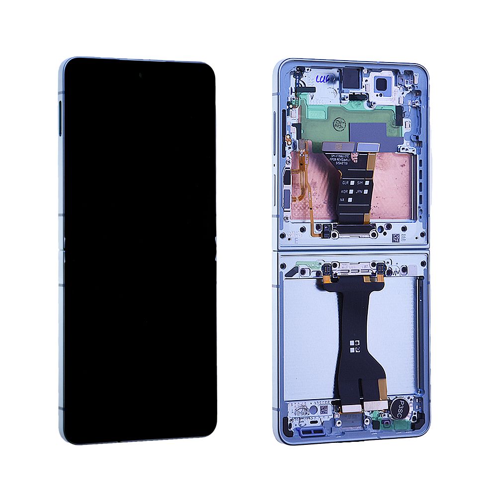 Écran Samsung Galaxy Z Flip7 5G (F766B) Vert D'Eau + Châssis Origine