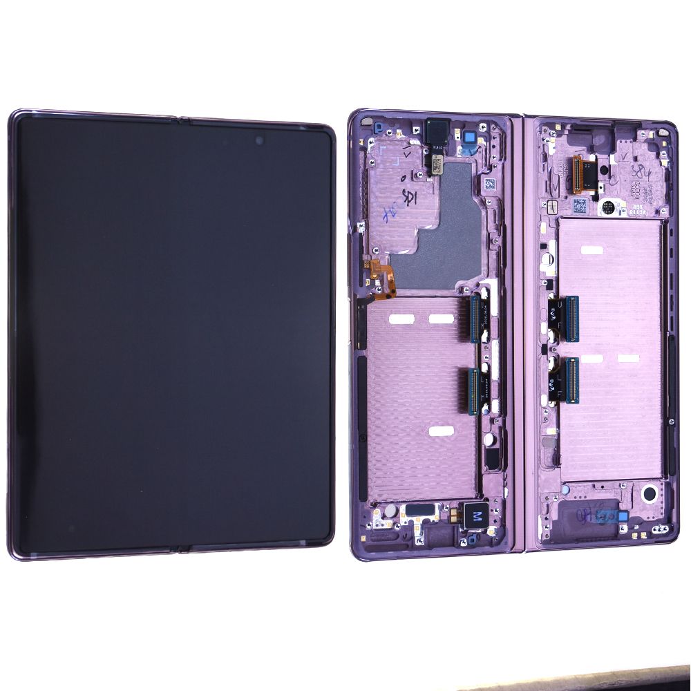 Écran Samsung Galaxy Z Fold2 5G (F916B) Bronze / Bleu + Châssis Origine