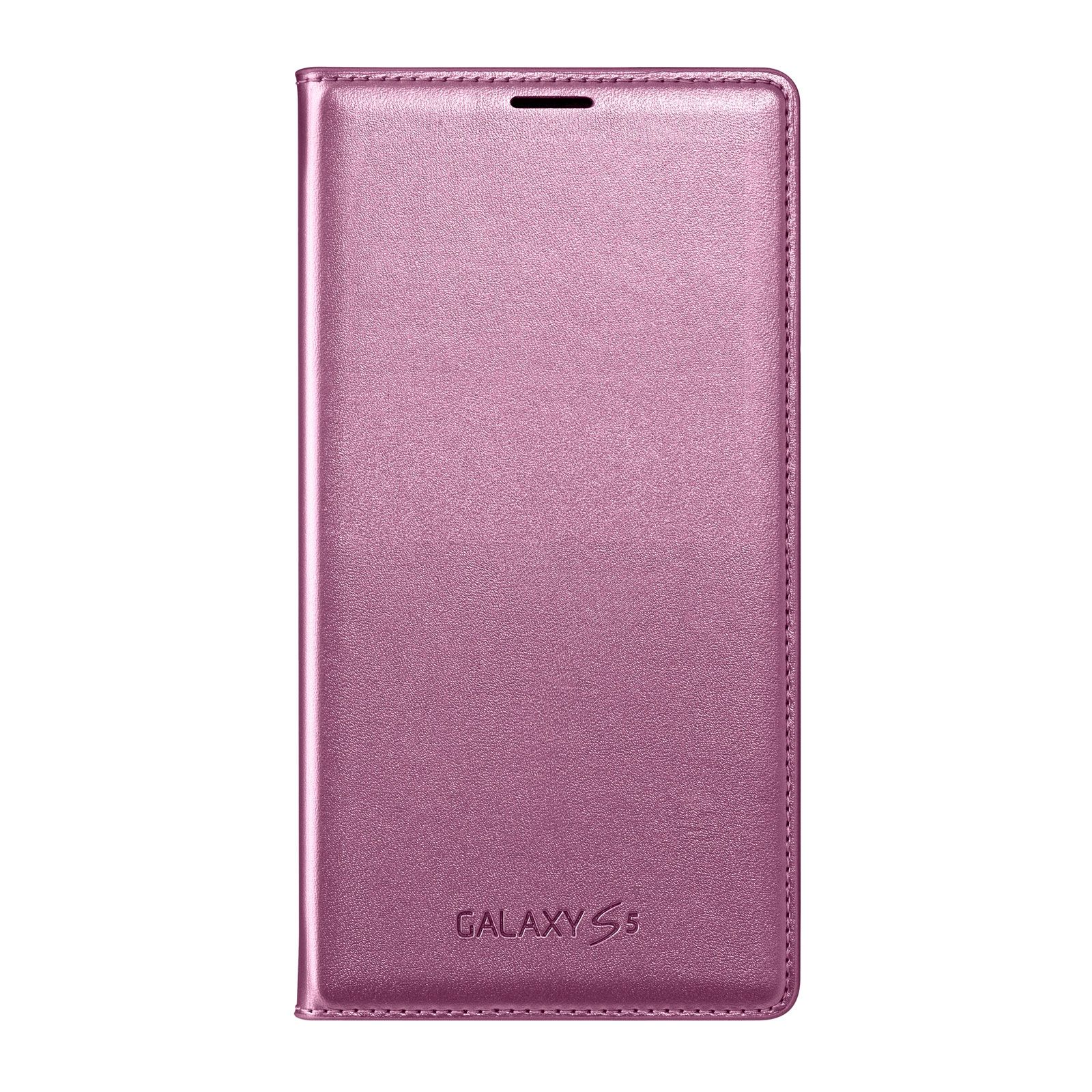 Housse Flap (EF-WG900BPEGAE) Samsung Galaxy S5 (G900F) Rose Origine