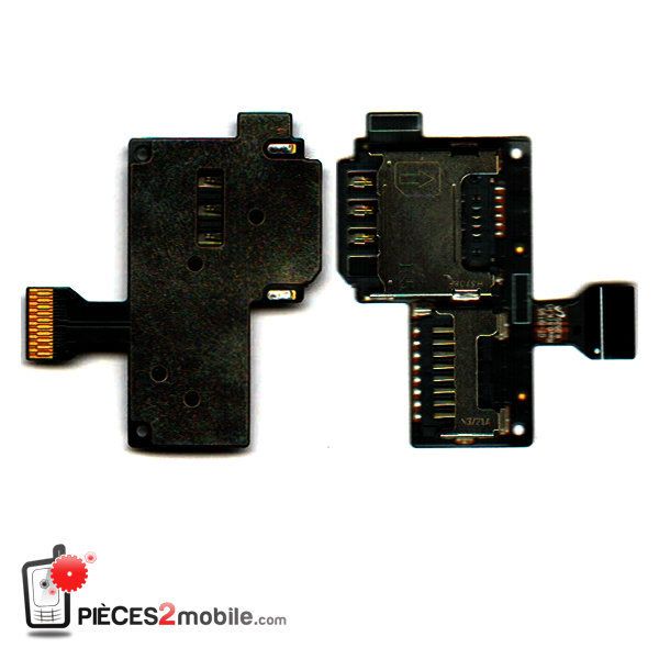 Lecteur carte sim et mémoire pour Samsung Galaxy S4 Mini i9195 et i9190